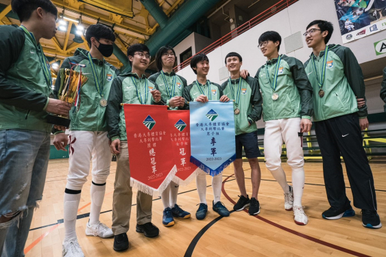 HKU Fencing Team wins Overall Championship at intercollegiate fencing competition 
